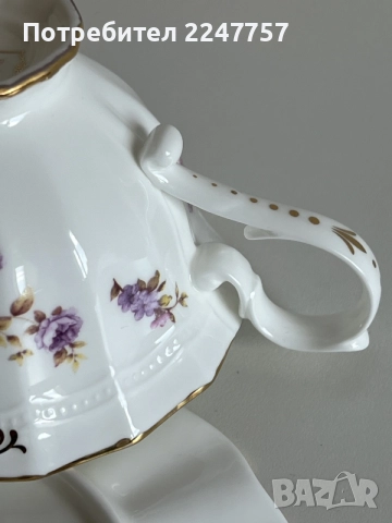 Елегантен порцеланов двоен сет за чай "SD Luxury" Bone China, снимка 12 - Антикварни и старинни предмети - 56097286