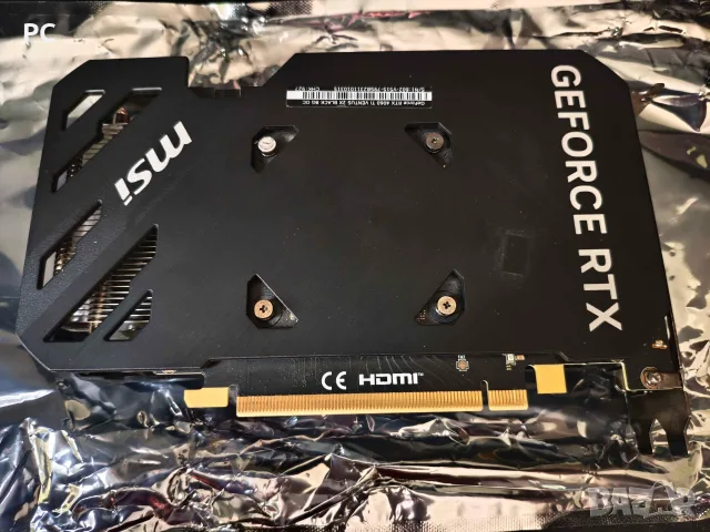 MSI GeForce RTX 4060 Ti VENTUS 2X BLACK 8GB GDDR6 Тествана и обслужена с падове/паста, снимка 3 - Видеокарти - 54280240
