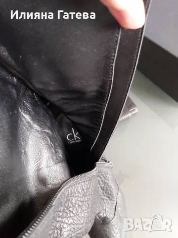 Calvin Klein ботуши от естествена кожа 39-40 номер обувани веднъж, снимка 6 - Дамски ботуши - 47588487