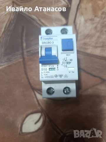 Комбиниран прекъсвач с ДТЗ (RCBO) Doepke DRCBO 3 B10 (1P+N, 30mA, 6kA)