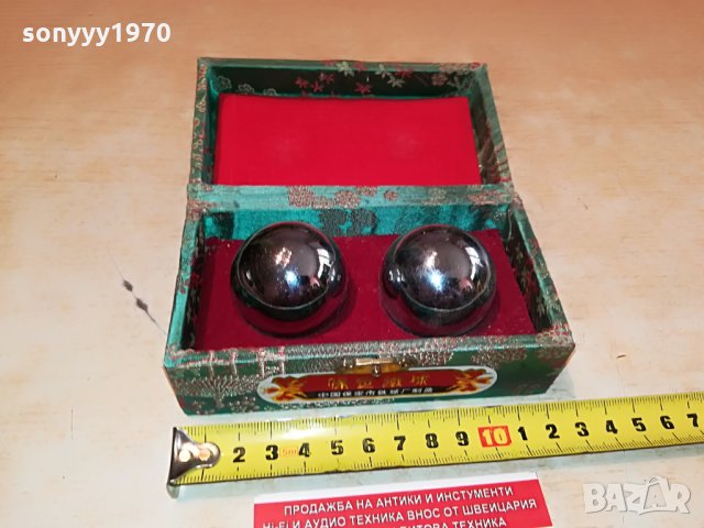 китаиски топки в красива кутия 2508211232, снимка 3 - Антикварни и старинни предмети - 33917548