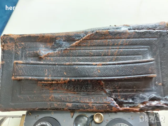 Много рядък фотоапарат-фото камера първата стерео скопична камера 1896-1908г, снимка 8 - Антикварни и старинни предмети - 48928670