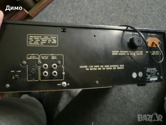 дек касетен - Pioneer CT606- изправен, снимка 3 - Декове - 56184269