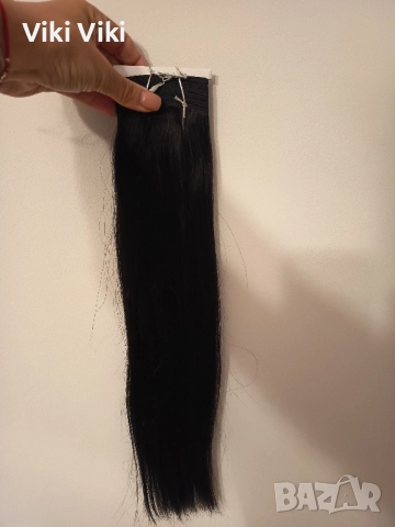 Естествена европейска коса 55см.100гр., снимка 9 - Аксесоари за коса - 51934065