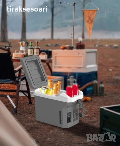 Електрическа хладилна кутия 8L за автомобил, каравна, кемпер, 12V 220V, снимка 12 - Аксесоари и консумативи - 50210701