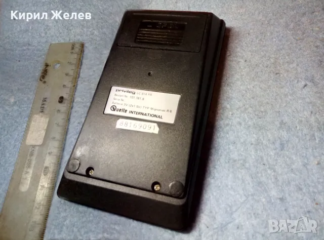 PRIVILEG LC 814PR PROGRAMMABLE CALCULATOR Quelle INTERNATIONAL Стар МНОГОФУНКЦИОНАЛ КАЛКУЛАТОР 47618, снимка 5 - Друга електроника - 47610606