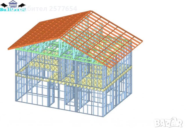 Къща,Преместваема къща,Сглобяеми къщи,Модулни,Жилищни-136,6м², снимка 4 - Строителни материали - 44157190