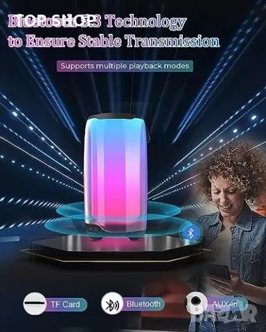 Нова преносима Bluetooth Караоке машина за деца и възрастни 3600mAH, снимка 5 - Караоке - 49657390