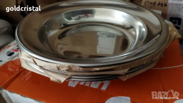 Неръждаеми чинии алпака, снимка 2 - Газови котлони - 29292505