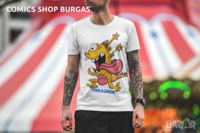 Мъжка тениска Thrasher, снимка 3 - Тениски - 35751233