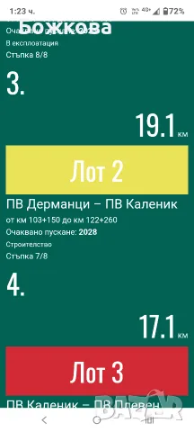 нива, трасето на автомобила Хемус , снимка 2 - Парцели - 56051178