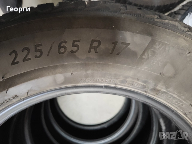 4бр.зимни гуми 225/65/17 Michelin, снимка 6 - Гуми и джанти - 52493194