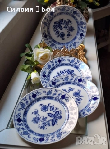 Комплект от 4 винтидж чинии , снимка 2 - Чинии - 51863305