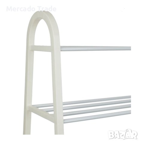 Етажерка Mercado Trade, За обувки, Органайзер, 4 рафта, Бял, снимка 3 - Декорация за дома - 40355649