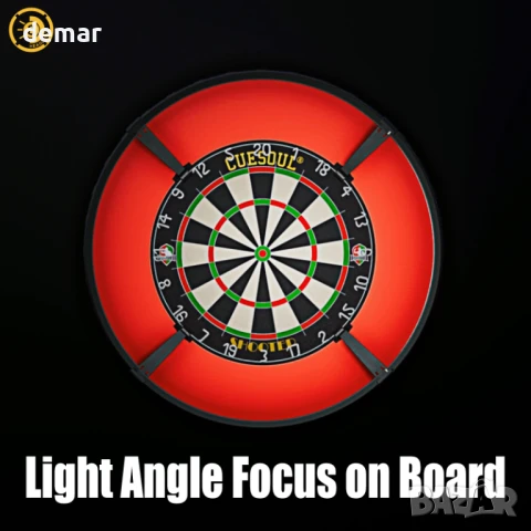 CUESOUL LED система за осветяване на мишена за дартс, снимка 5 - Дартс - 51102552
