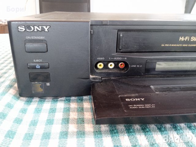 SONY HI-FI Stereo SLV-E80VP записващо видео, снимка 4 - Плейъри, домашно кино, прожектори - 41829186