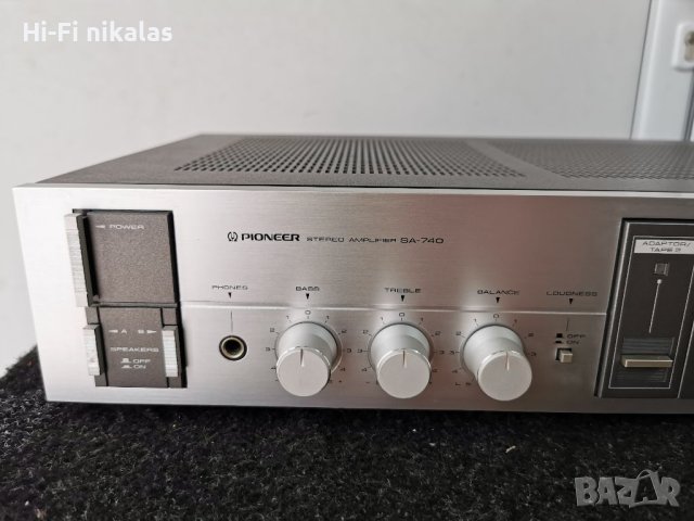 Стерео усилвател PIONEER SA-740, снимка 2 - Ресийвъри, усилватели, смесителни пултове - 41897163