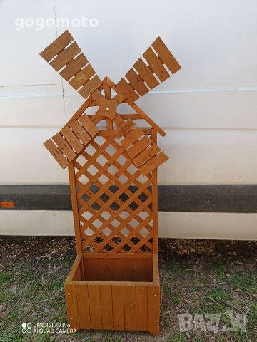 Градински цветарник вятърна мелница , снимка 1
