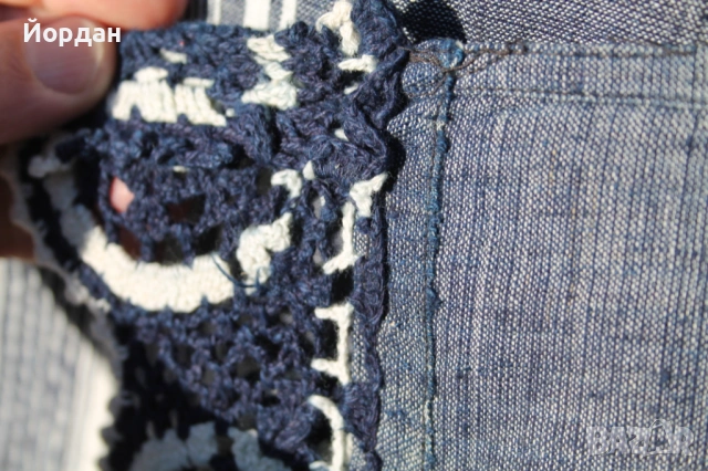 Ленена ръчнотъкана покривка , снимка 10 - Покривки за маси - 53596683