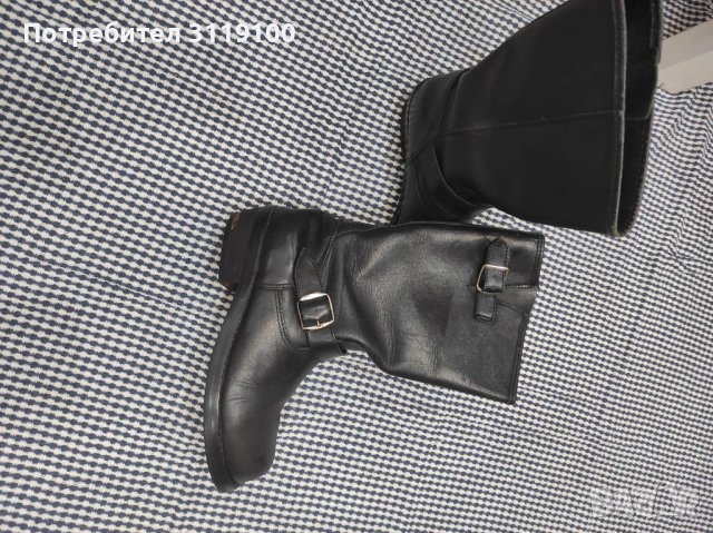 Бошуши тип чизми, естествена кожа, снимка 2 - Дамски ботуши - 38937425