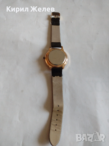 Красив дамски часовник BVLGARI с кристали Сваровски кожена каишка - 15283, снимка 5 - Дамски - 36194479