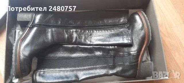 Кожени дамски ботуши 39 номер