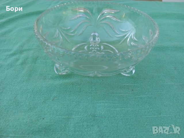 Стара кристална купа, снимка 3 - Аксесоари за кухня - 36224434