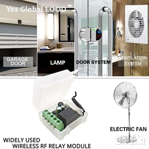 DieseRC 433MHz реле 220V с 2 дистанционни, снимка 4 - Друга електроника - 53620863