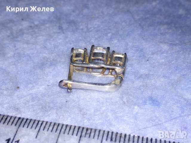 ПРЕКРАСНА СКЪПОЦЕННА СРЕБЪРНА АНГЛИЙСКА ОБЕЦА СРЕБРО 925 с БЛЕСТЯЩИ ФАСЕТИРАНИ ЦИРКОНИ 26514, снимка 9 - Обеци - 40532614