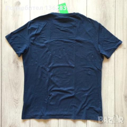 НОВА оригинална синя памучна тениска LA MARTINA размер XL от Италия, снимка 5 - Тениски - 52866698