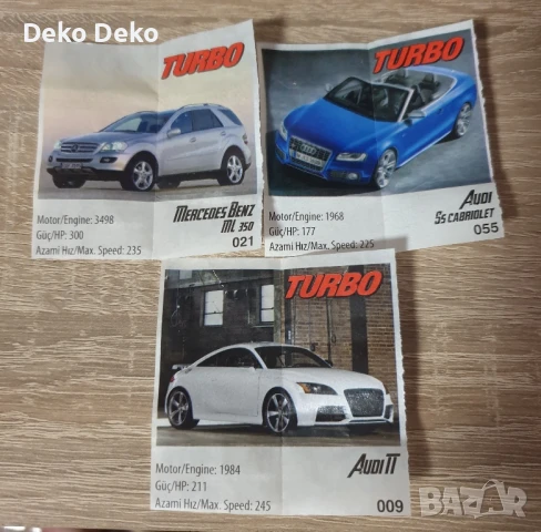Картинки от дъвки Turbo, снимка 4 - Колекции - 42825498