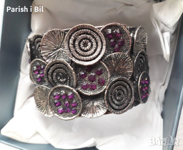 Посребрена фешън Арт огърлица,колие,медальон ,стилни бутикови бижута,комплект, снимка 11 - Колиета, медальони, синджири - 40284416