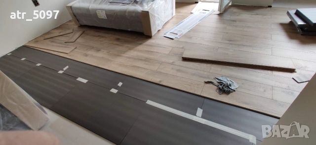 Монтаж на ламиниран паркет и SPC винил, снимка 2 - Монтажи - 52906713