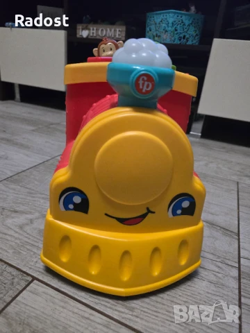Влакче с фигурки - Fisher Price, снимка 1