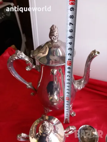 Стар ПОСРЕБРЕН Бароков Сервиз BMF, снимка 7 - Антикварни и старинни предмети - 47965222