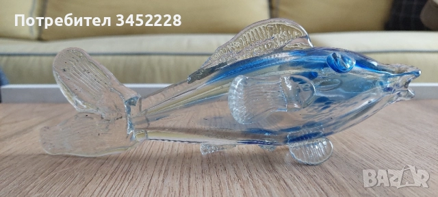 фигура стъклена риба за ценители , снимка 5 - Антикварни и старинни предмети - 51777856