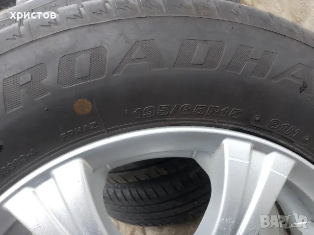 Летни гуми 15 цола 195/65/15, снимка 5 - Гуми и джанти - 49739513