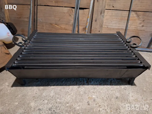 Барбекю Скара Дървени въглища Кънпинг Пещ Вграждане Професионална Ръчна изработка , снимка 6 - Барбекюта - 50106423