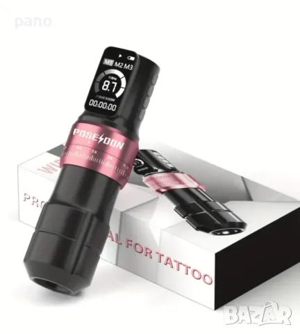 Нова тату машинка POSEIDON(2батерии), снимка 2 - Друго оборудване - 50223669