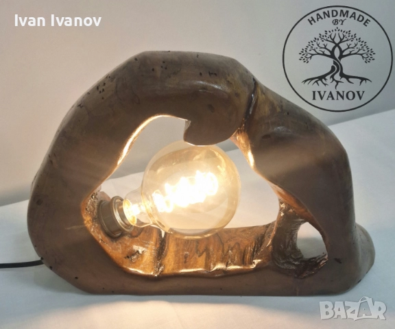 Ръчно изработени лампи от дърво., снимка 13 - Декорация за дома - 52773403