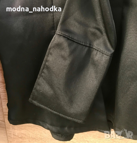 Черна риза GLAM THERAPY, снимка 3 - Ризи - 36368557