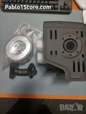 Ауспухов комплект с изпускателна тръба и въздушен филтър, съвместим с двиг, снимка 2 - Аксесоари и консумативи - 52653453