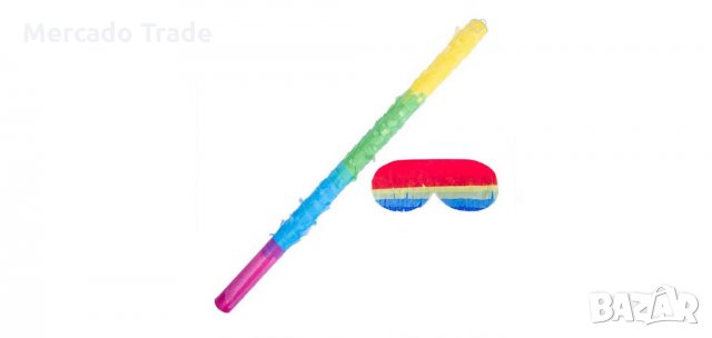 Парти Пинята с аксесоари за детски рожден ден за момче, Цветно магаре, снимка 2 - Други - 35959421