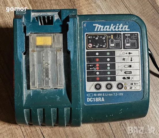 Оригинално бързо зарядно Makita DC18RA, 7.2–18V, Li-Ion/Ni-MH