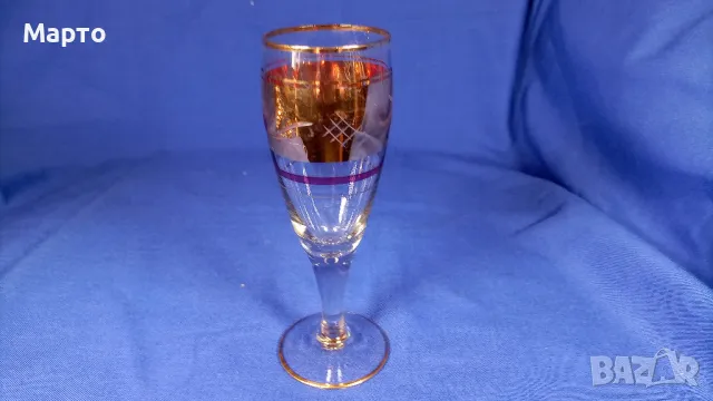 Невероятно красив ретро комплект чаши за концентрат, ракия, снимка 6 - Антикварни и старинни предмети - 50167865