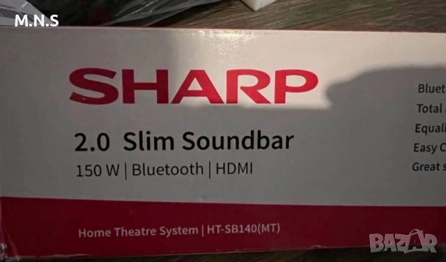 Sharp 150W Sounds Bar + Bluetooth , снимка 4 - Тонколони - 52847997