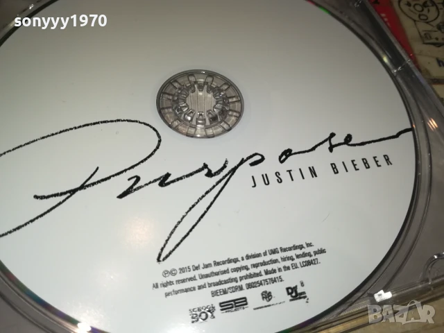 JUSTIN BIEBER CD 1308250745, снимка 6 - CD дискове - 51347446