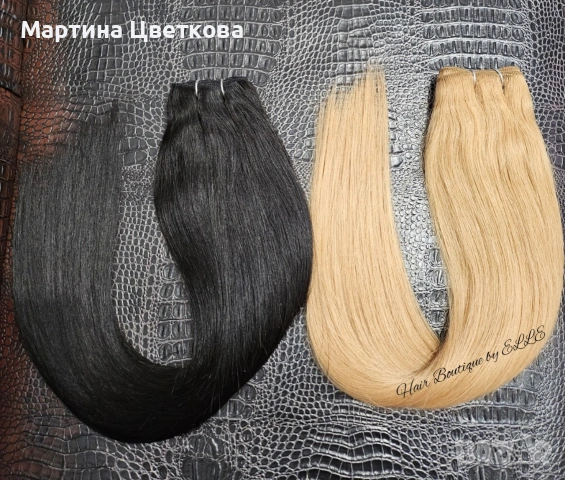 Естествена коса на цяла треса, снимка 3 - Аксесоари за коса - 53385728