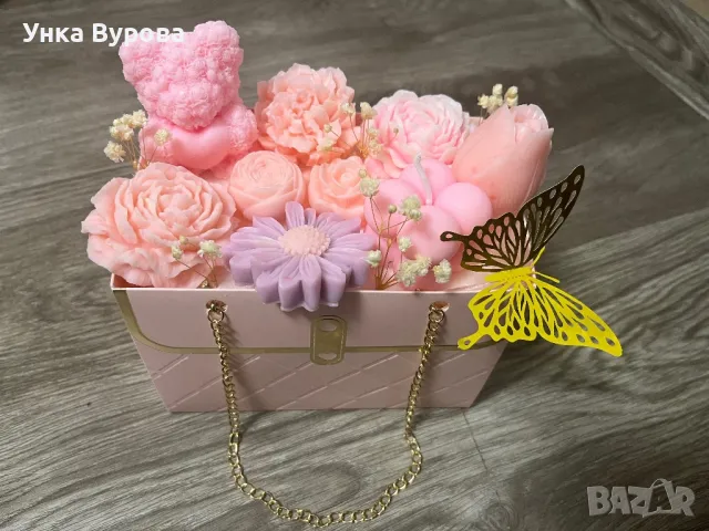 Подарък от ароматизирани фигури от соев восък, снимка 2 - Статуетки - 49976016