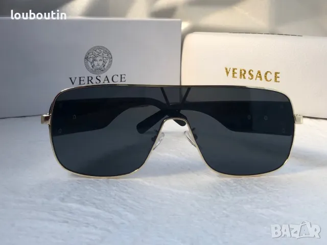 Versace маска 2024 мъжки слънчеви очила унисекс дамски бели черни , снимка 9 - Слънчеви и диоптрични очила - 47742807
